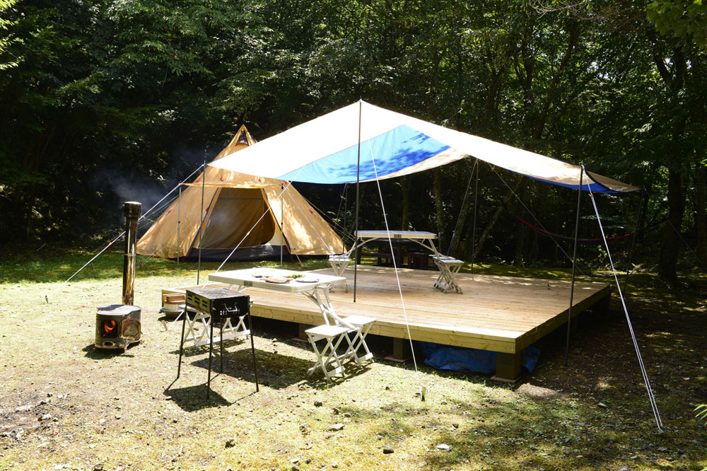 Another camping package they offer is a rental package for camping beginners.